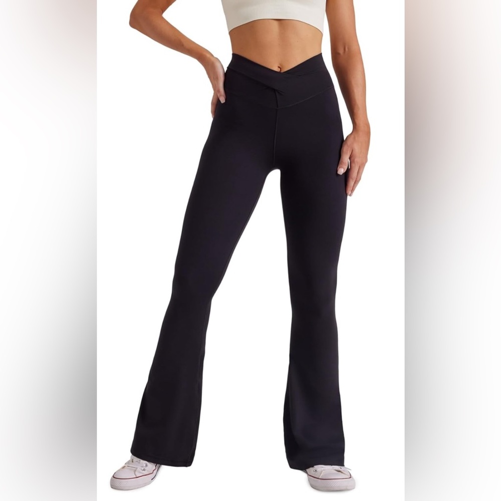 Crossover Waist Yoga Pants